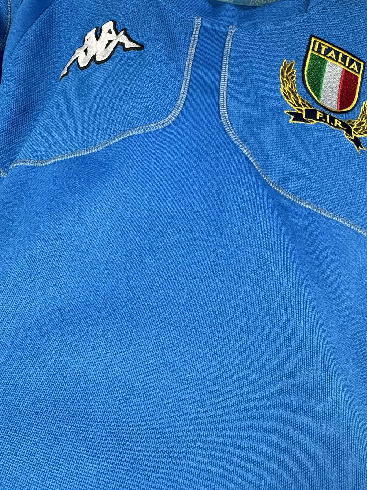 Kappa × Vintage Kappa Rugby Shirts 2004 Italy Vintage Old Jerseys Size US L / EU 52-54 / 3 - 14 Thumbnail