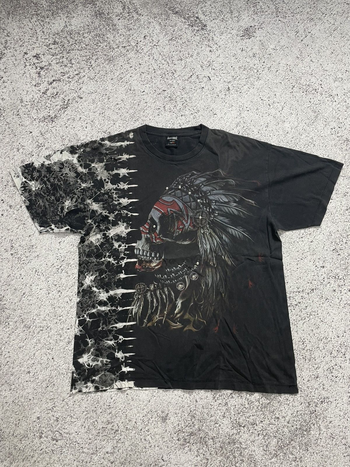 Band Tees Vintage Indian Apache Thrashed Tshirt Tee y2k style Size US XL / EU 56 / 4 - 1 Thumbnail