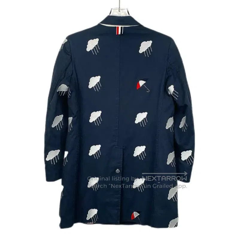 Thom Browne Thom Browne Navy Cotton Women's Jacket . Size M / US 6-8 / IT 42-44 - 2 Thumbnail