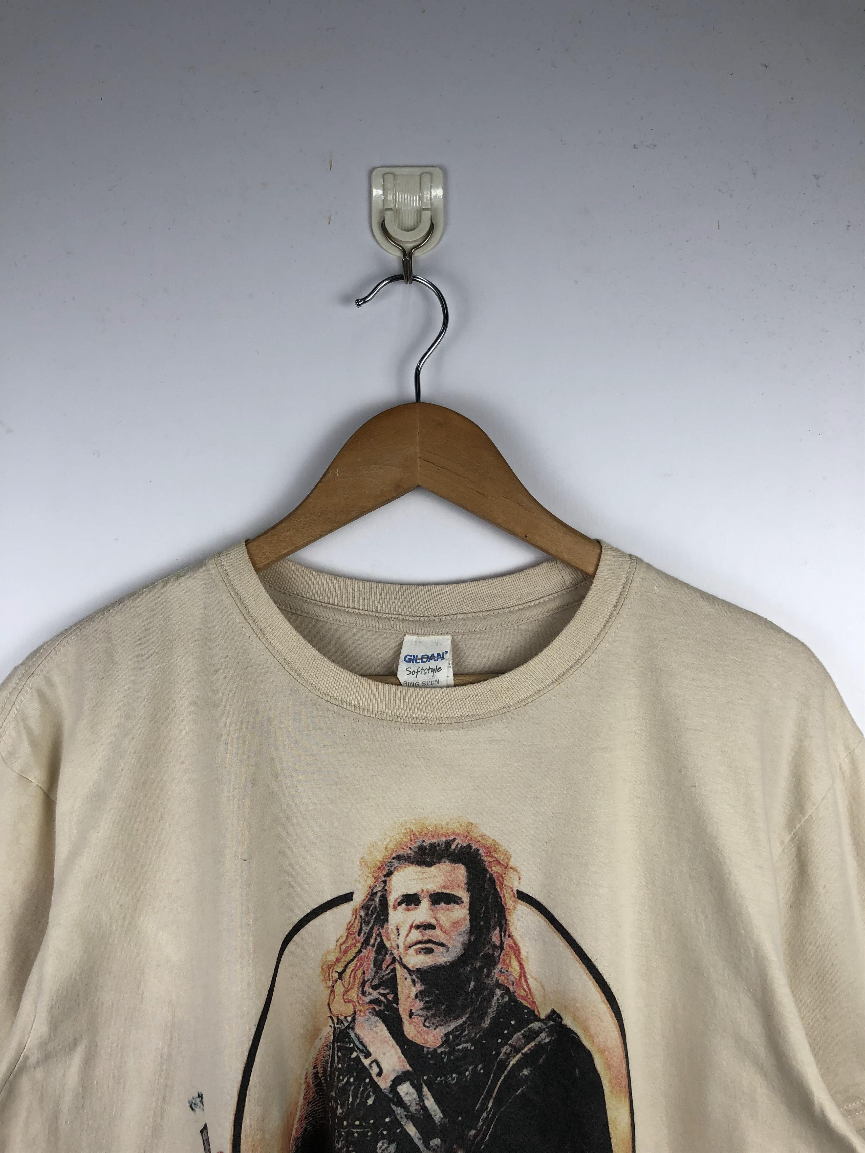 Other Vintage Braveheart Movie William Wallace T Shirt TA0351 Size US XL / EU 56 / 4 - 2 Thumbnail
