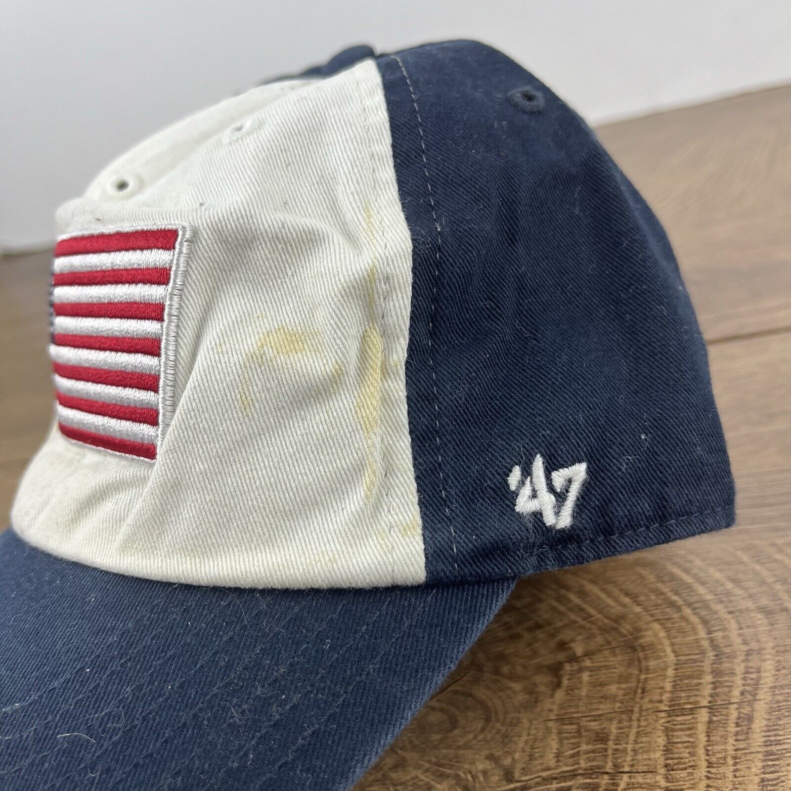 Other USA Flag Patch Hat OHT Flag USA Hat '47 Brand Hat Adjustable Size ONE SIZE - 9 Thumbnail