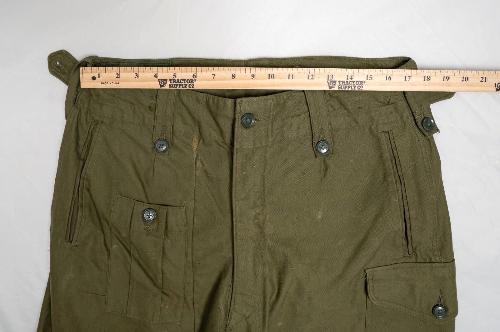 Other Vintage British Army 1960 Pattern Combat Trousers - Repaired Size ONE SIZE - 10 Thumbnail