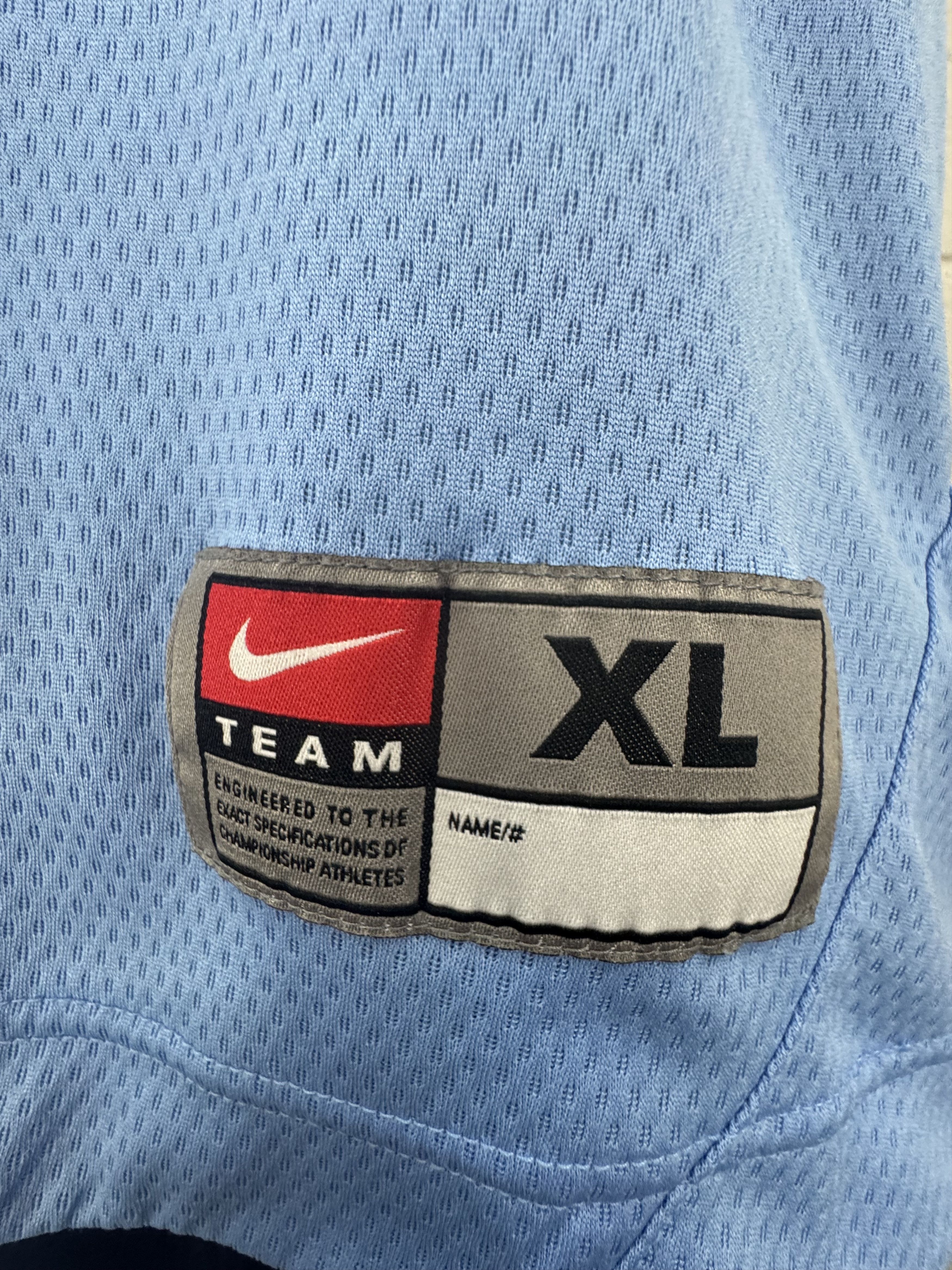 Nike VTG UNC Stitched Nike Dri-Fit Baseball Jersey Size US XL / EU 56 / 4 - 4 Thumbnail