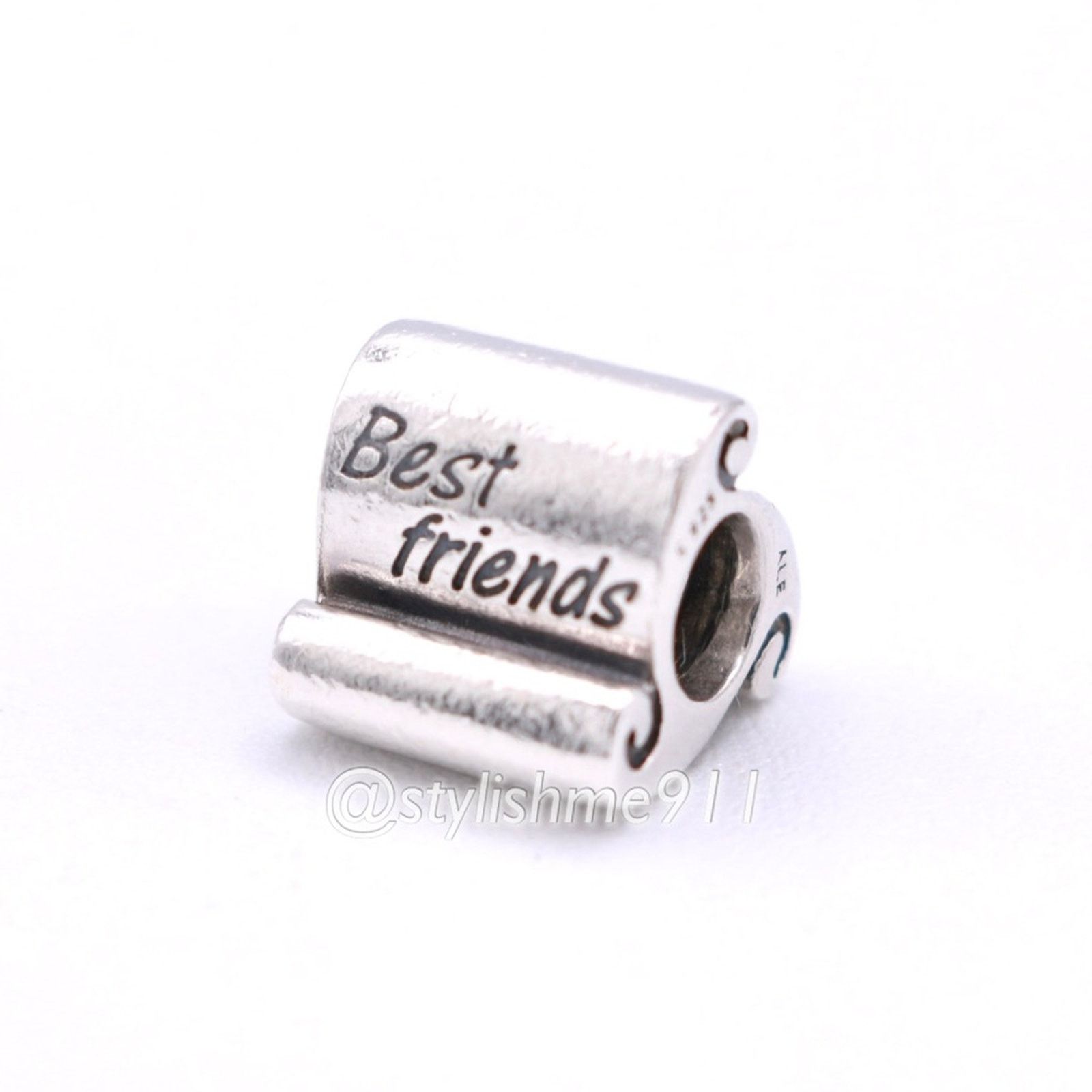pandora Authentic PANDORA Best Friends Scroll Charm - 790512 Size ONE SIZE - 6 Thumbnail