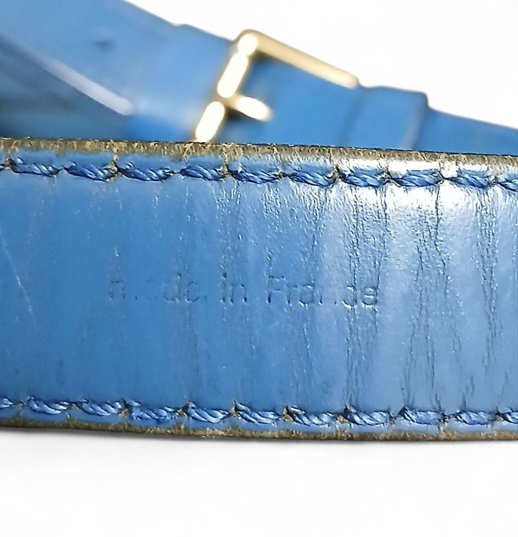 Louis Vuitton Louis Vuitton - Epi Noe Shoulder Bag Bucket Blue Leather Size ONE SIZE - 11 Thumbnail