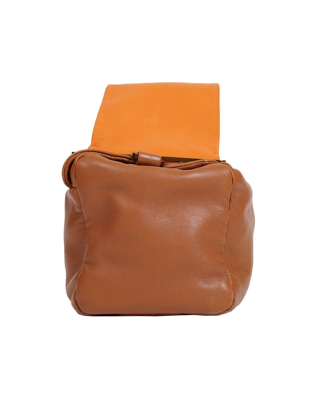Prada Prada S/S2001 Leather Bag in Brown/Orange Size ONE SIZE - 4 Thumbnail