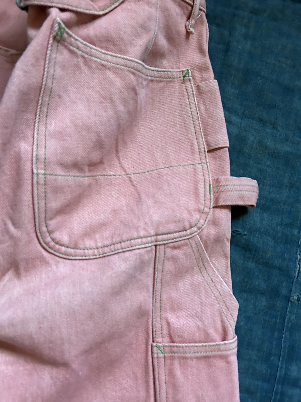 Kapital × Kapital Kountry KAPITAL color denim Double Knee Lumber Pants pink Size US 30 / EU 46 - 12 Thumbnail