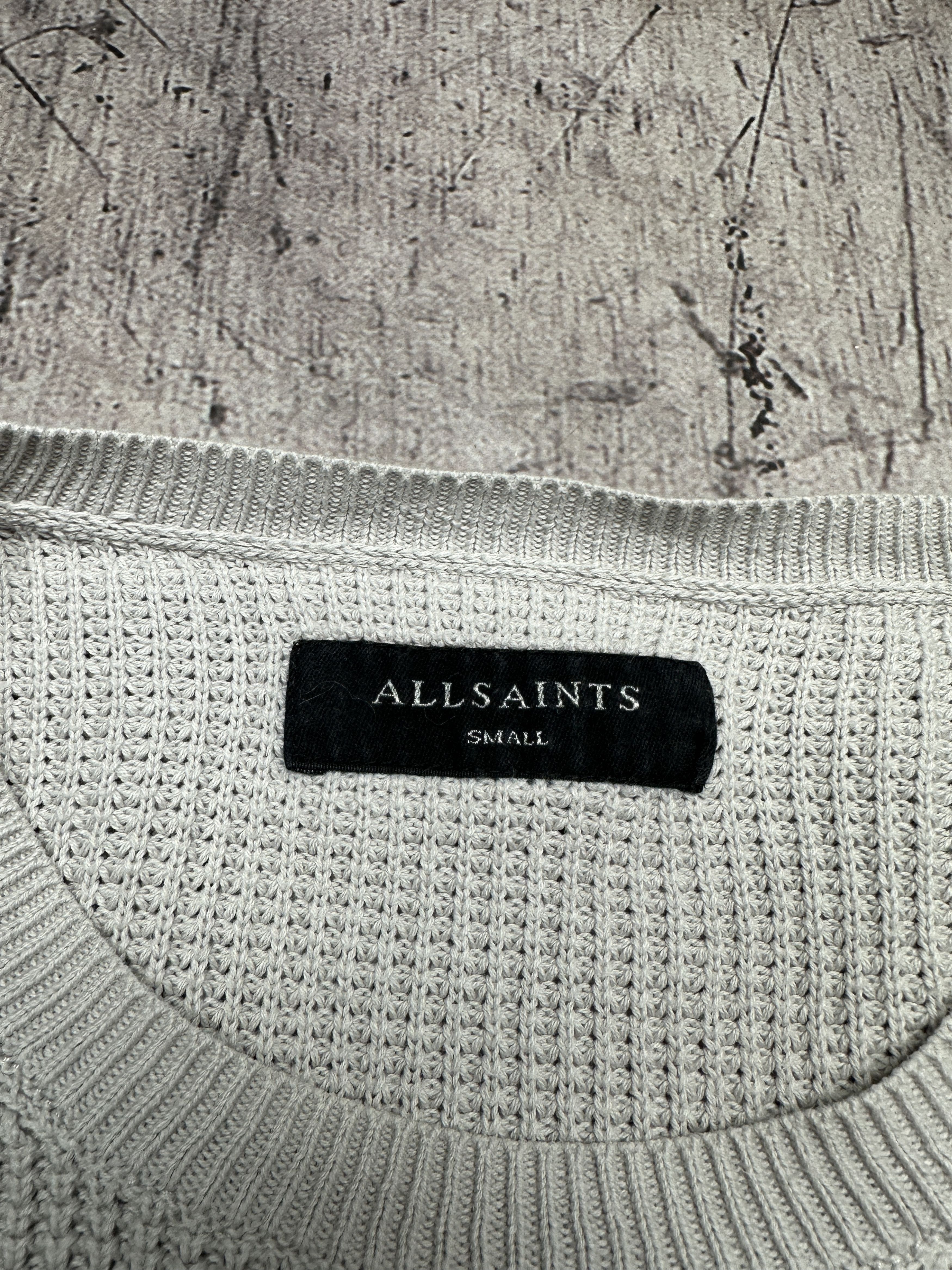 Allsaints Allsaint Vintage Mens Trias Crew Neck Knit Sweater Size US S / EU 44-46 / 1 - 4 Thumbnail