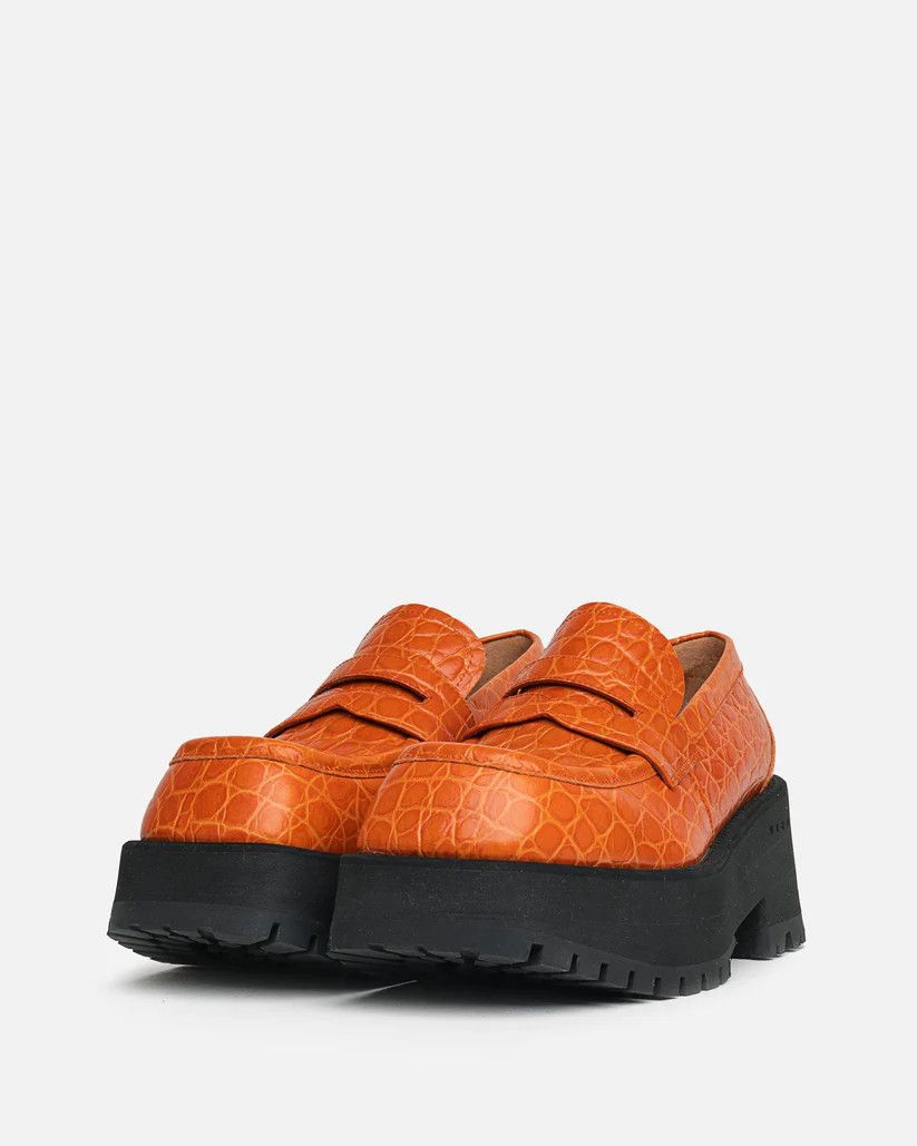 Marni o1y1025 Loafers in Orange Size US 6 / IT 36 - 4 Thumbnail