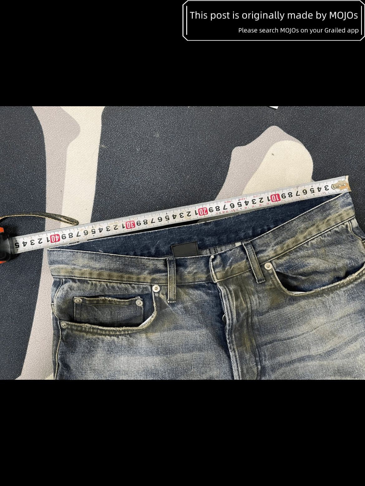 Dior Dior Homme Oil Dirt Washed Denim Size US 31 - 6 Thumbnail