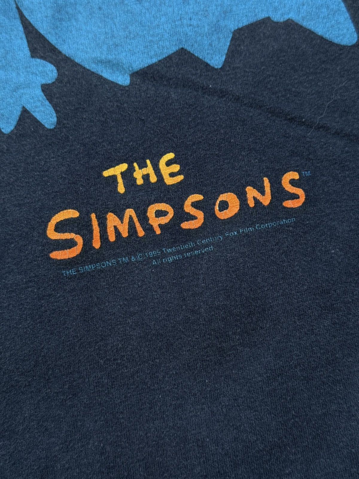 The Simpsons Vintage 1995 The Simpsons Graphic T-Shirt Size US XL / EU 56 / 4 - 2 Thumbnail