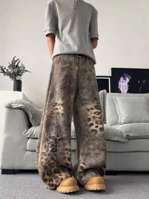 Other Post-apocalyptic-style leopard-print distressed jeans Size US 30 / EU 46 - 2 Thumbnail
