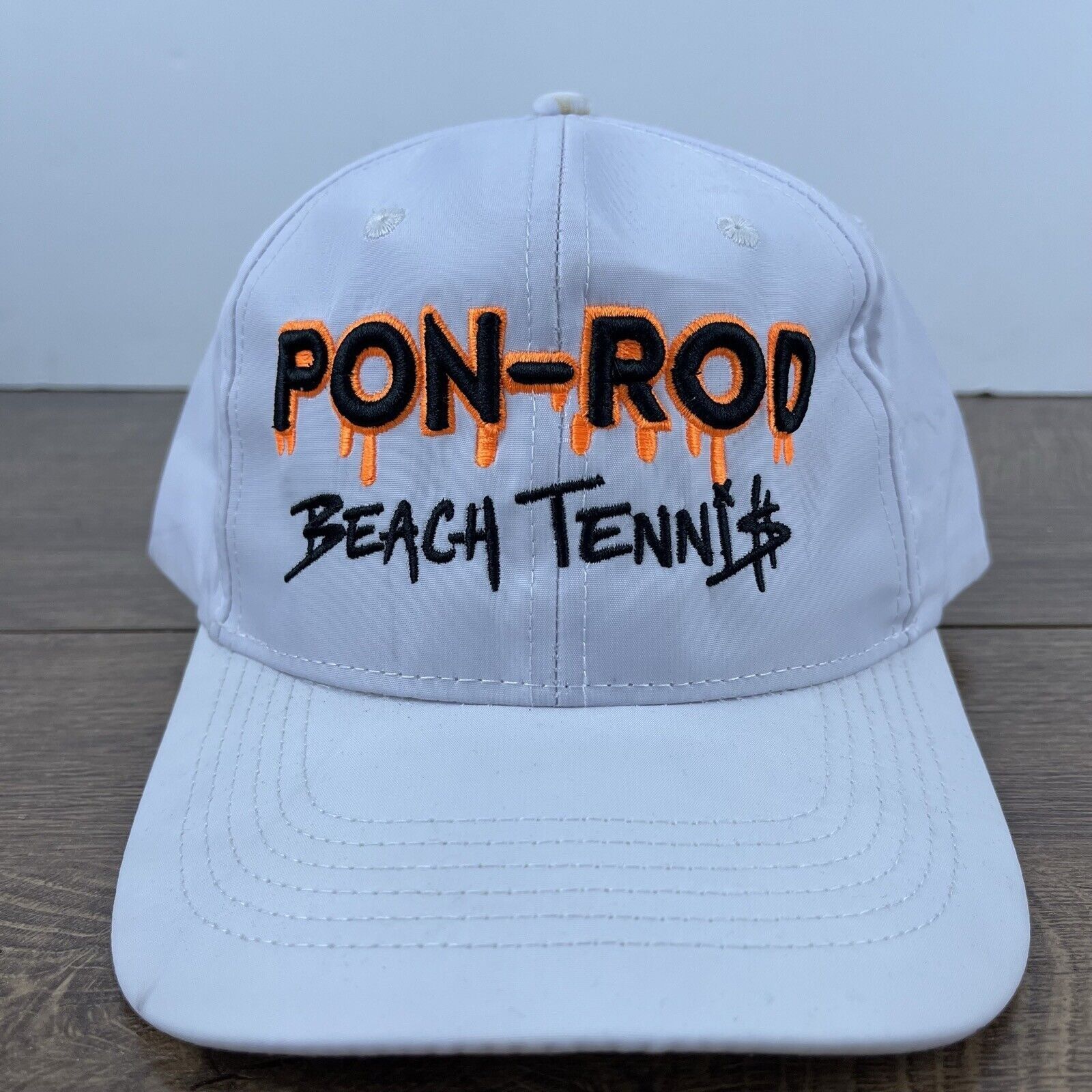Other Pon Rod Beach Tennis Hat Snapback Hat White Hat Adjustable W Size ONE SIZE - 3 Thumbnail