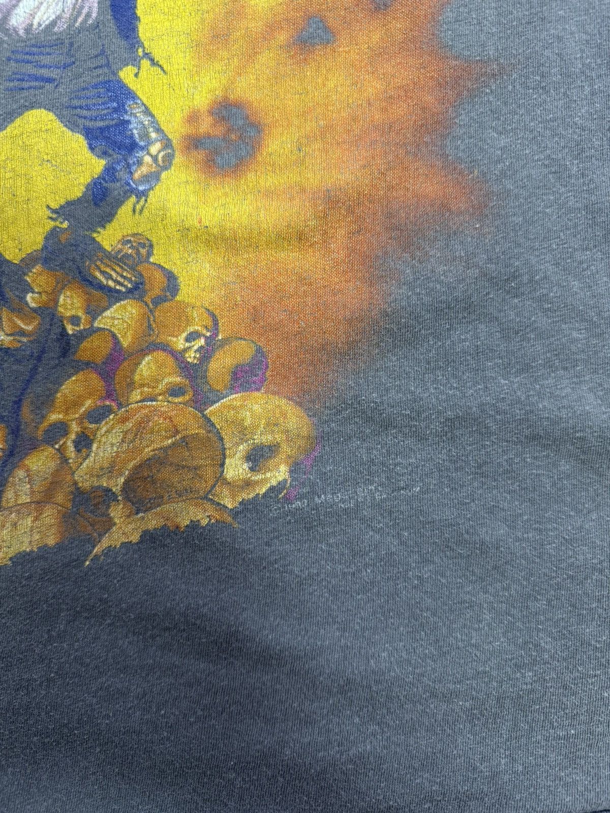 Band Tees × Vintage Vintage Megadeth Tour 1990 Oxidation Of Nation T-Shirt Size US XL / EU 56 / 4 - 14 Thumbnail