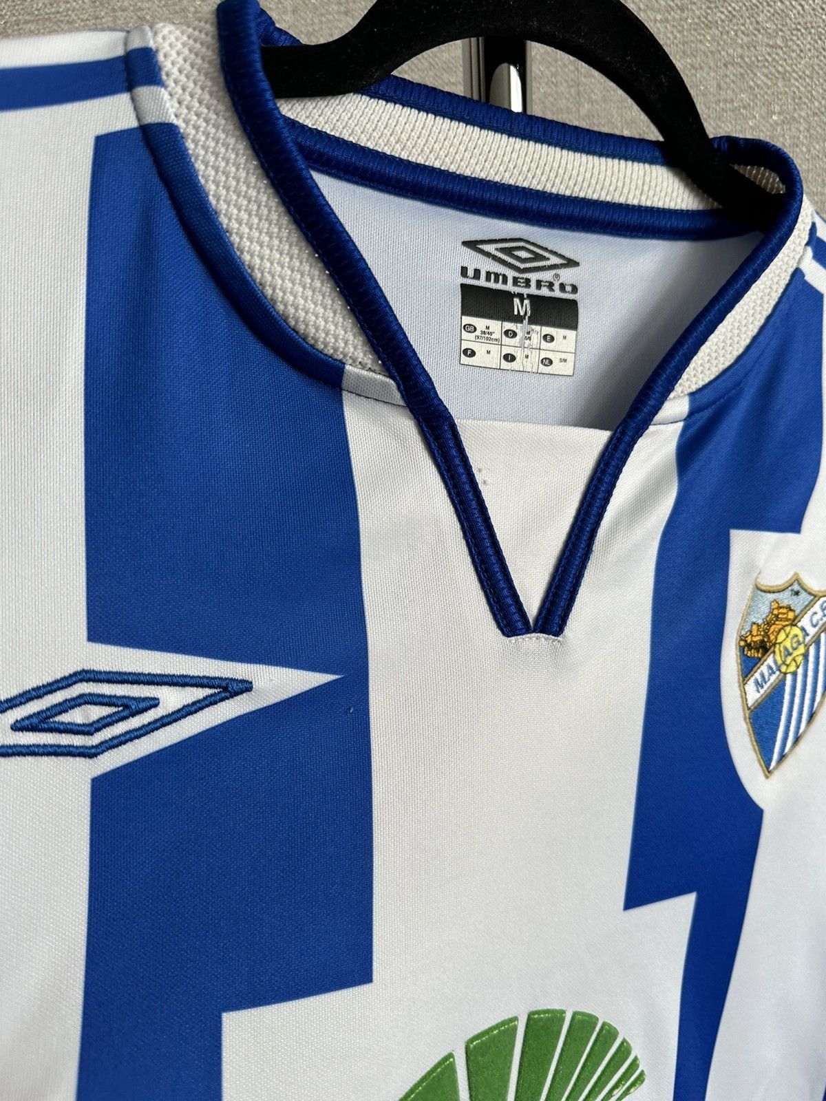 Umbro 2005/06 Umbro Malaga Vintage Soccer Jersey Size US M / EU 48-50 / 2 - 10 Thumbnail