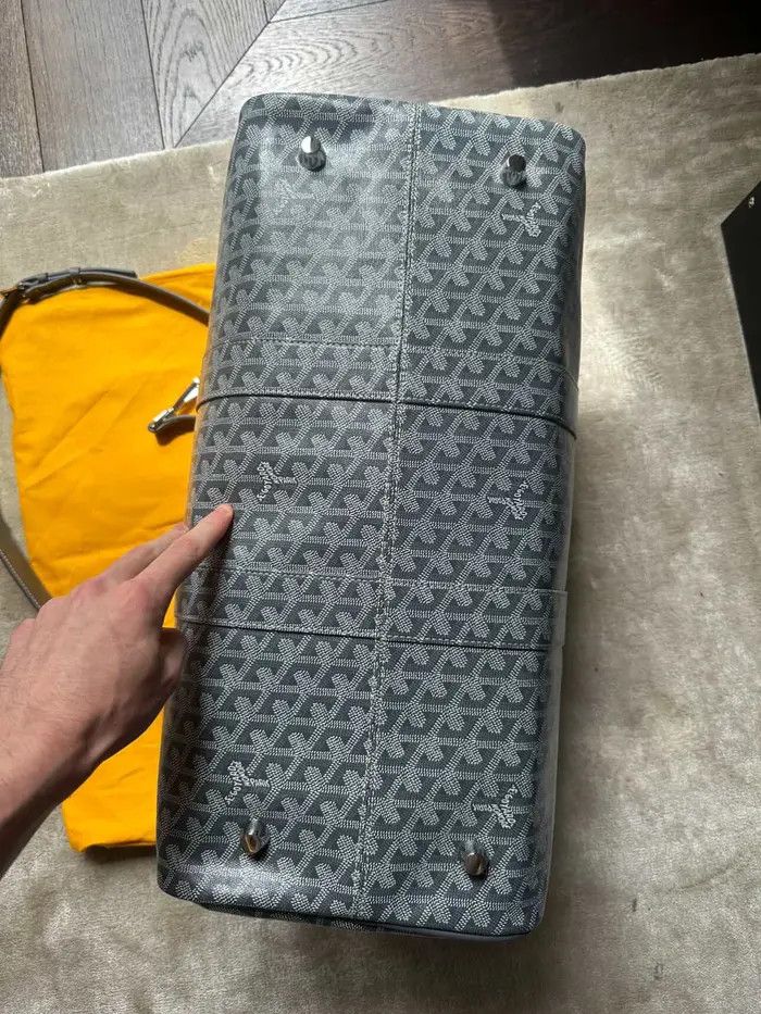 Goyard Goyard Boston 45 Duffle Bag Grey Size ONE SIZE - 7 Thumbnail
