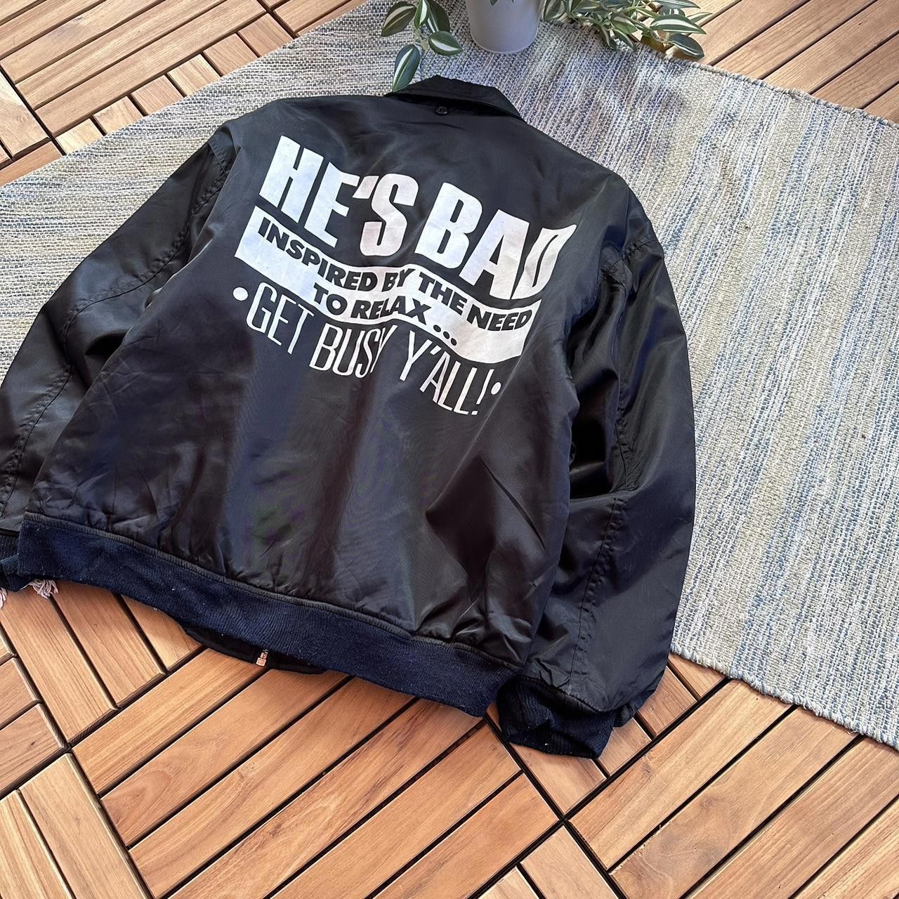 Designer Vintage Y2K HUMOR Ma1 Intermediate Bomber Jacket Size US M / EU 48-50 / 2 - 2 Thumbnail