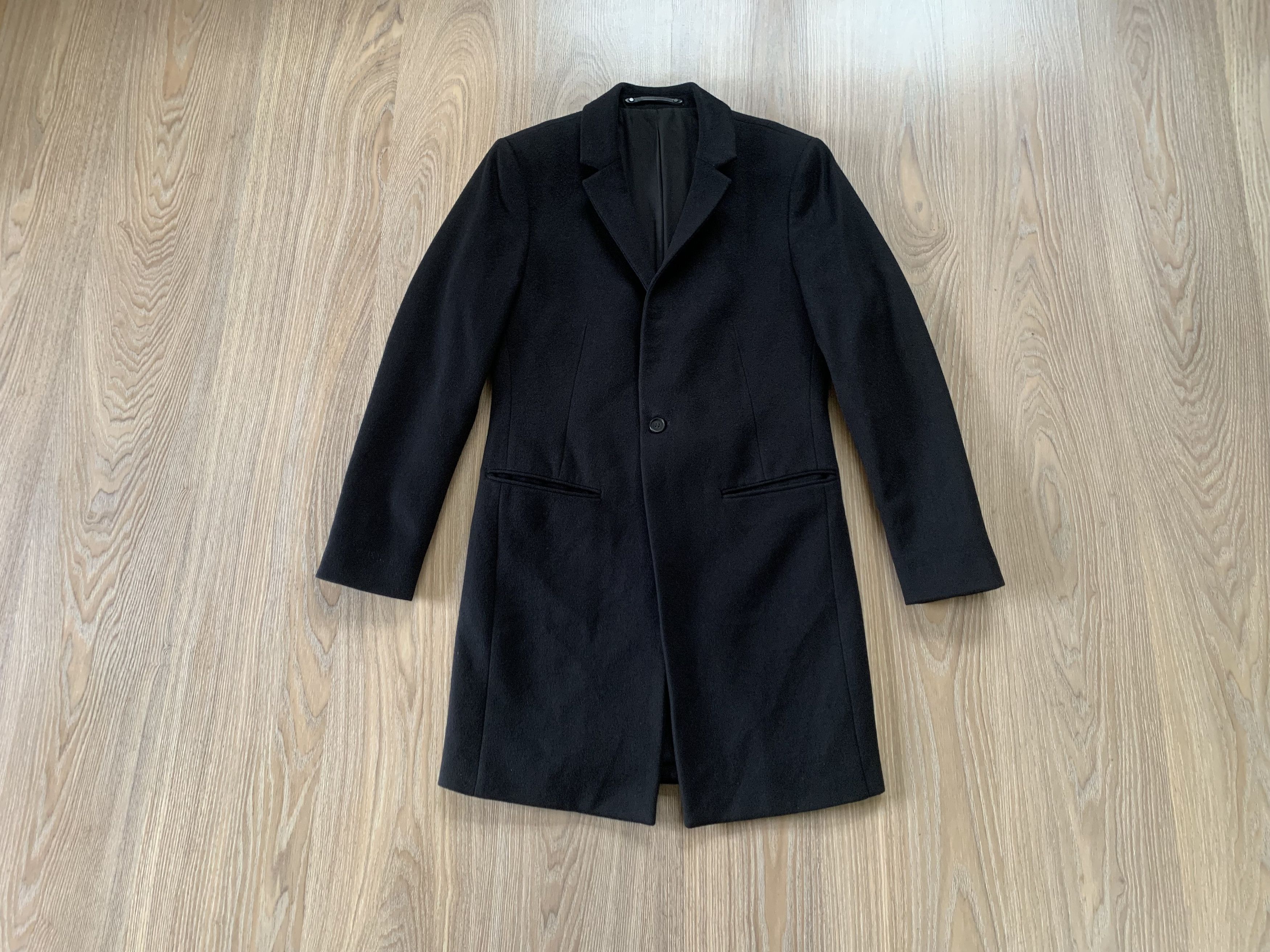 Allsaints Allsaints Fido Coat Black Wool Blend Overcoat Size US XS / EU 42 / 0 - 2 Thumbnail