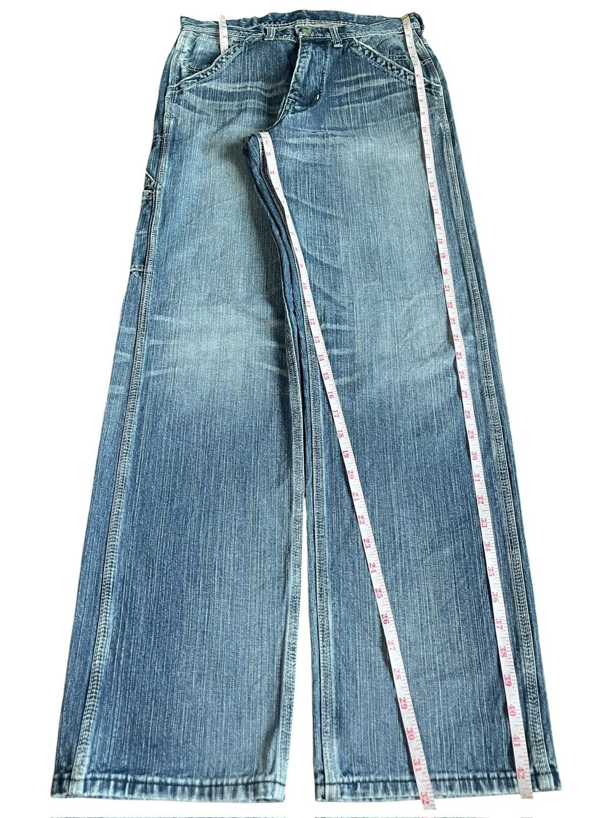 Lee Vintage Lee Union Made Workwear Carpenter Loose Jeans Size US 30 / EU 46 - 7 Thumbnail
