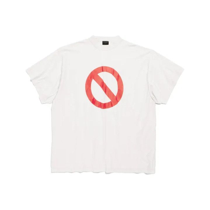 Balenciaga Balenciaga BFRND Logo Print Oversized T-Shirt Size US M / EU 48-50 / 2 - 1 Thumbnail