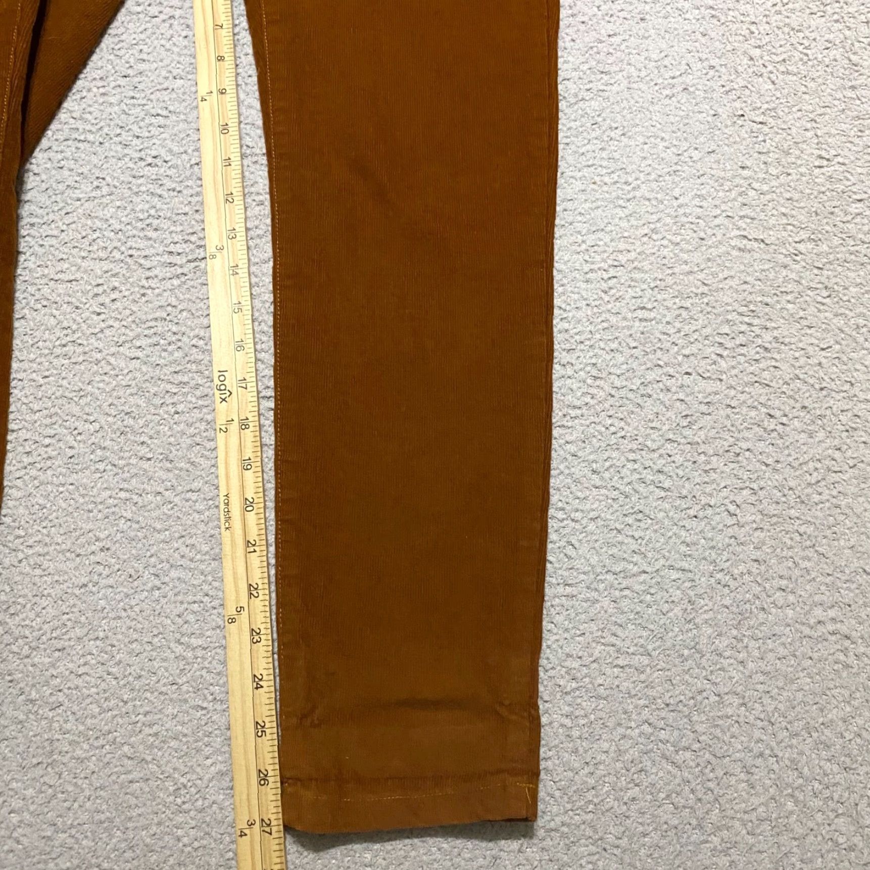 Vintage Garnet Hill Womens sz 2 Corduroy Jeans Brown Mid Rise Tapered Medium Wash Size 26" / US 2 / IT 38 - 6 Thumbnail