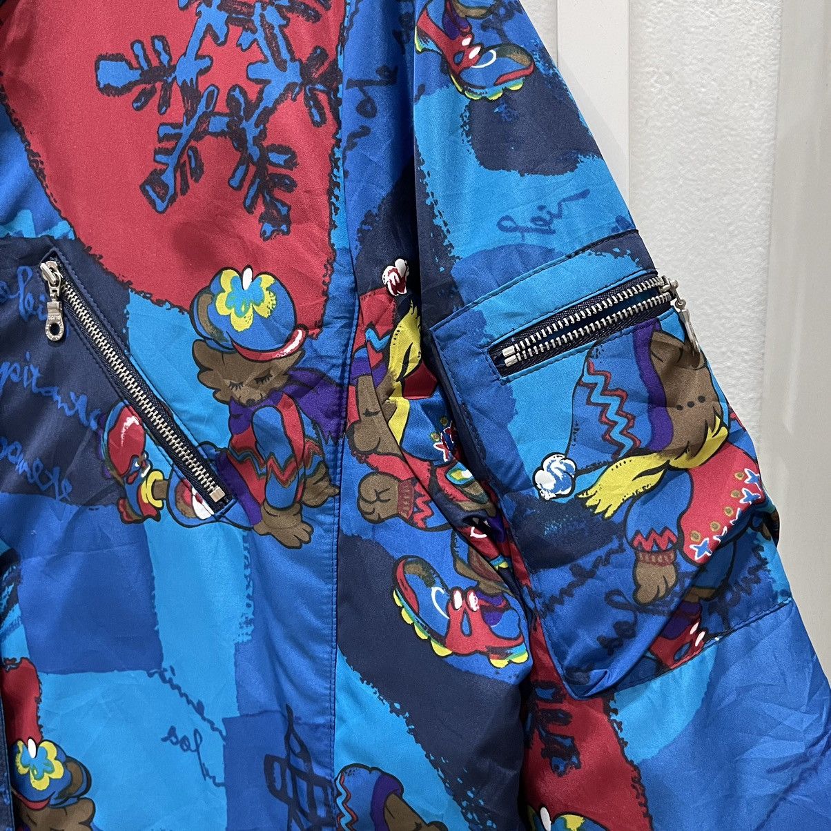 Designer × French Connection × Vintage Topys France by Natalie S French Designer Bomber Jacket Size US M / EU 48-50 / 2 - 14 Thumbnail