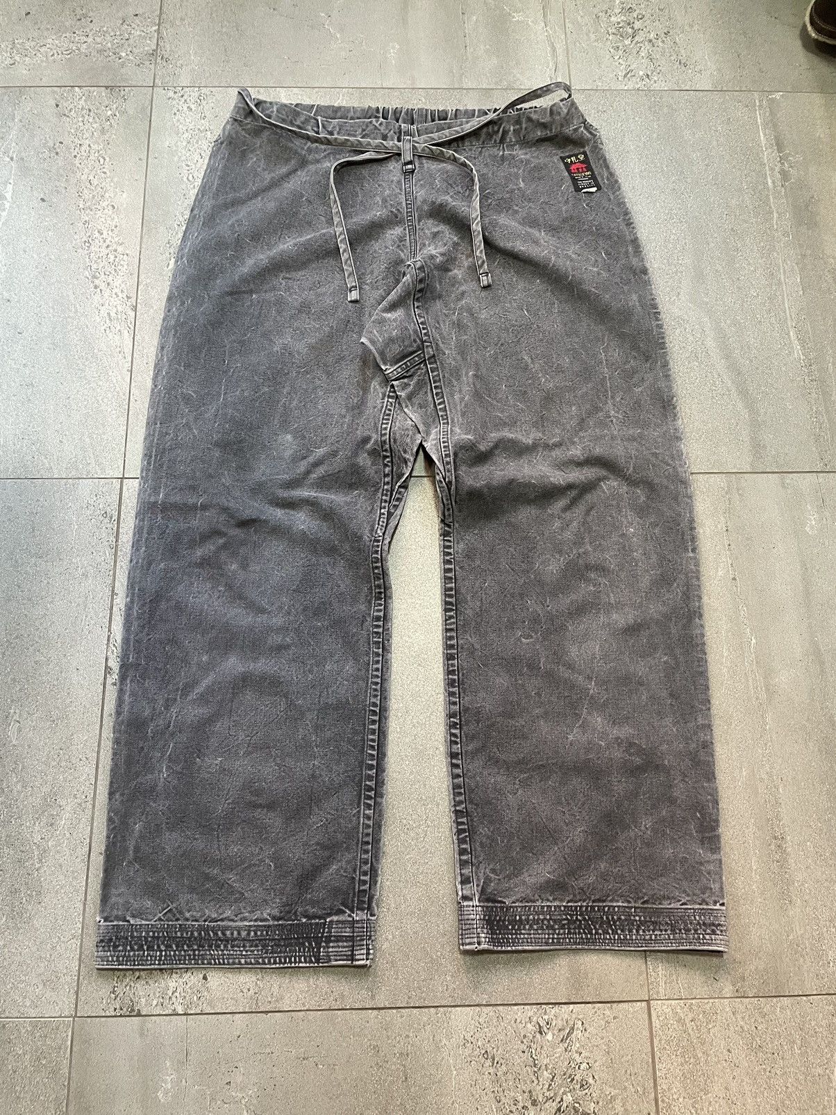 Japanese Brand × Vintage BAGGY KAPITAL STYLE WASHED COTTON DISTRESSED OKINAWA PANTS Size US 36 / EU 52 - 9 Thumbnail
