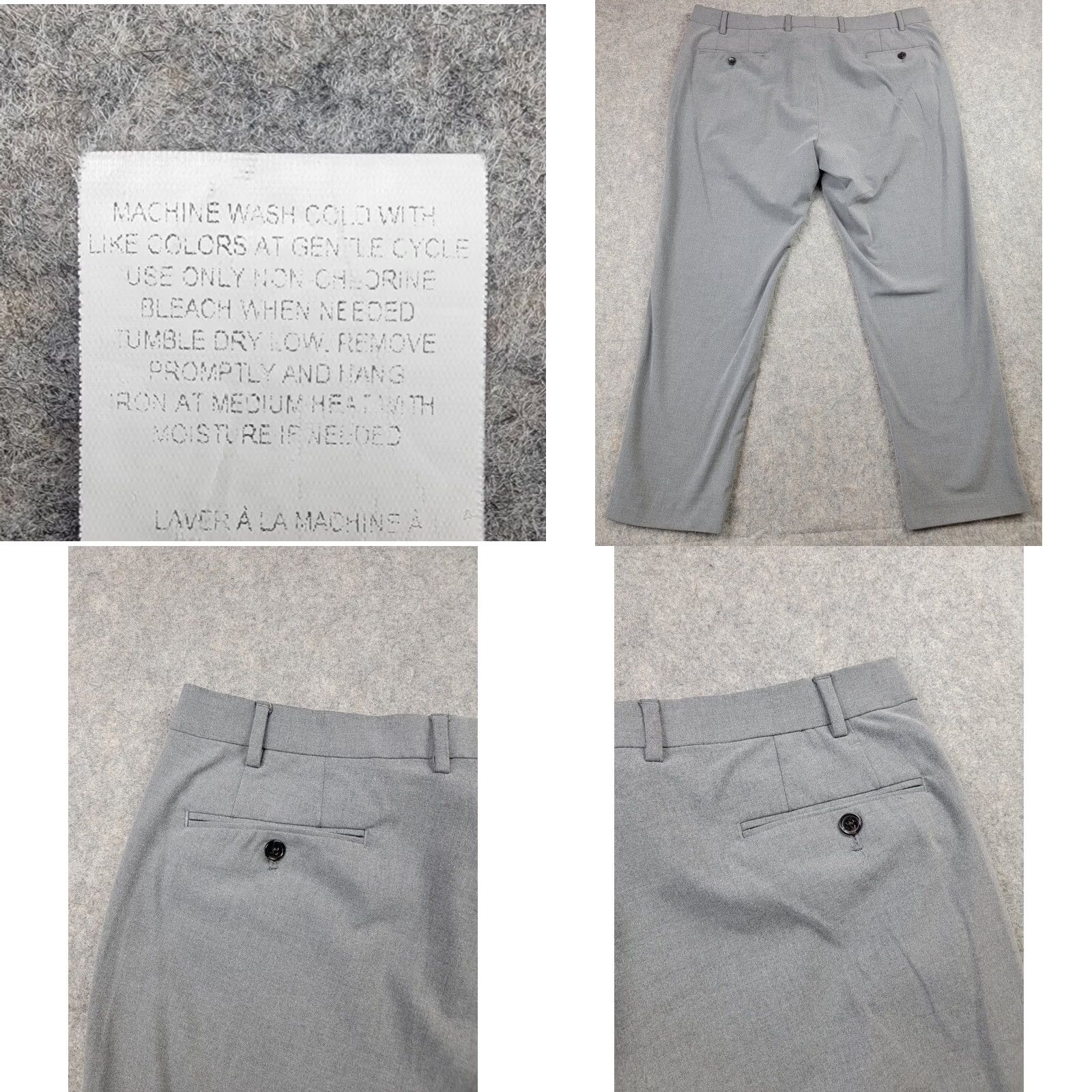 Ralph Lauren Lauren Ralph Lauren Dress Pants Mens 40x28 Gray Flat Front Straight Leg Dress Pants Mens Gray 40x28 City Preppy Wedding Mens Size US 40 / EU 56 - 9 Thumbnail