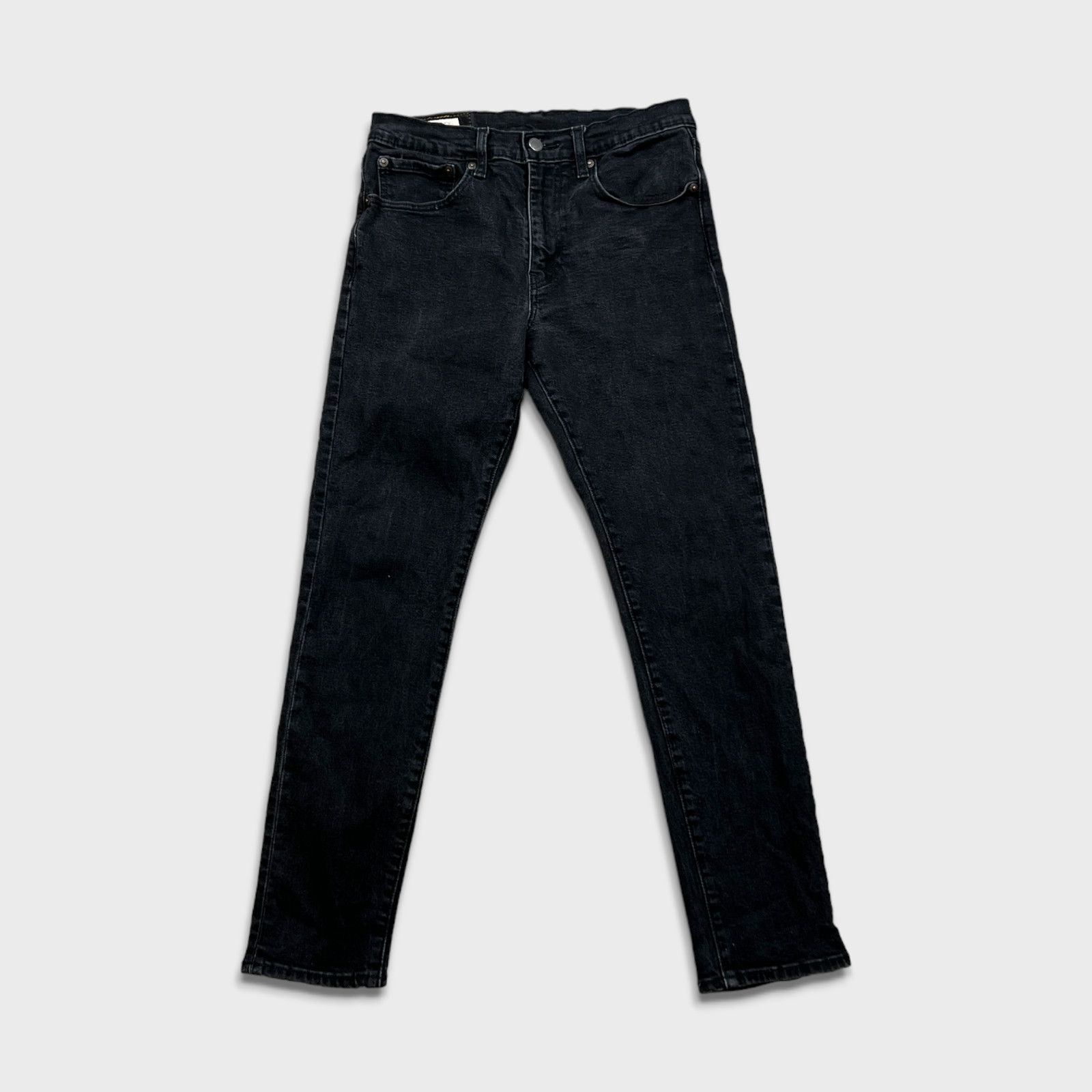 Levi's × Vintage Levi's 512 Jeans 29x27 Slim Taper Dark American Denim Pants Size US 29 - 1 Thumbnail