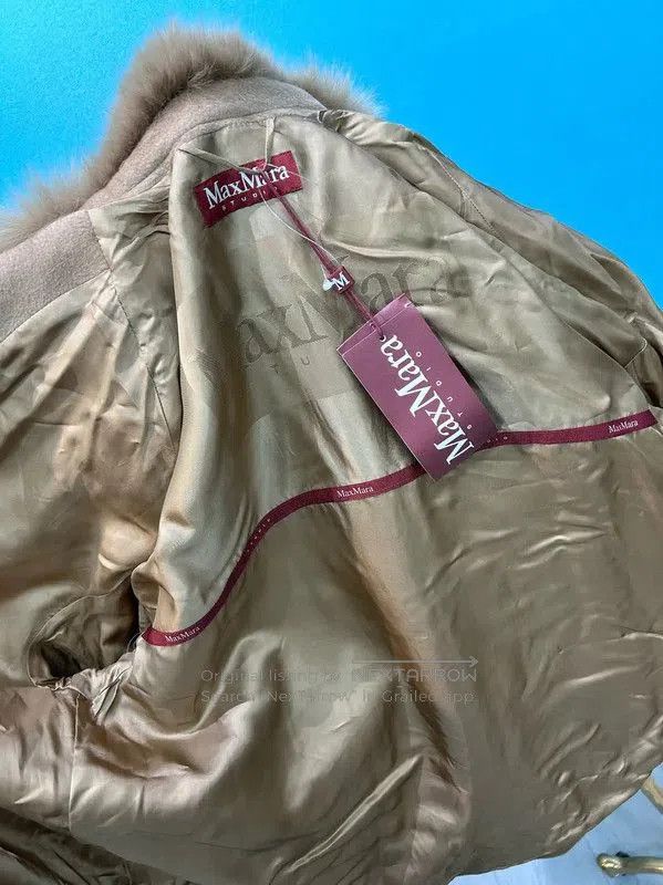 Max Mara MaxMara Camel Wool Coat for Women . Size M / US 6-8 / IT 42-44 - 9 Thumbnail