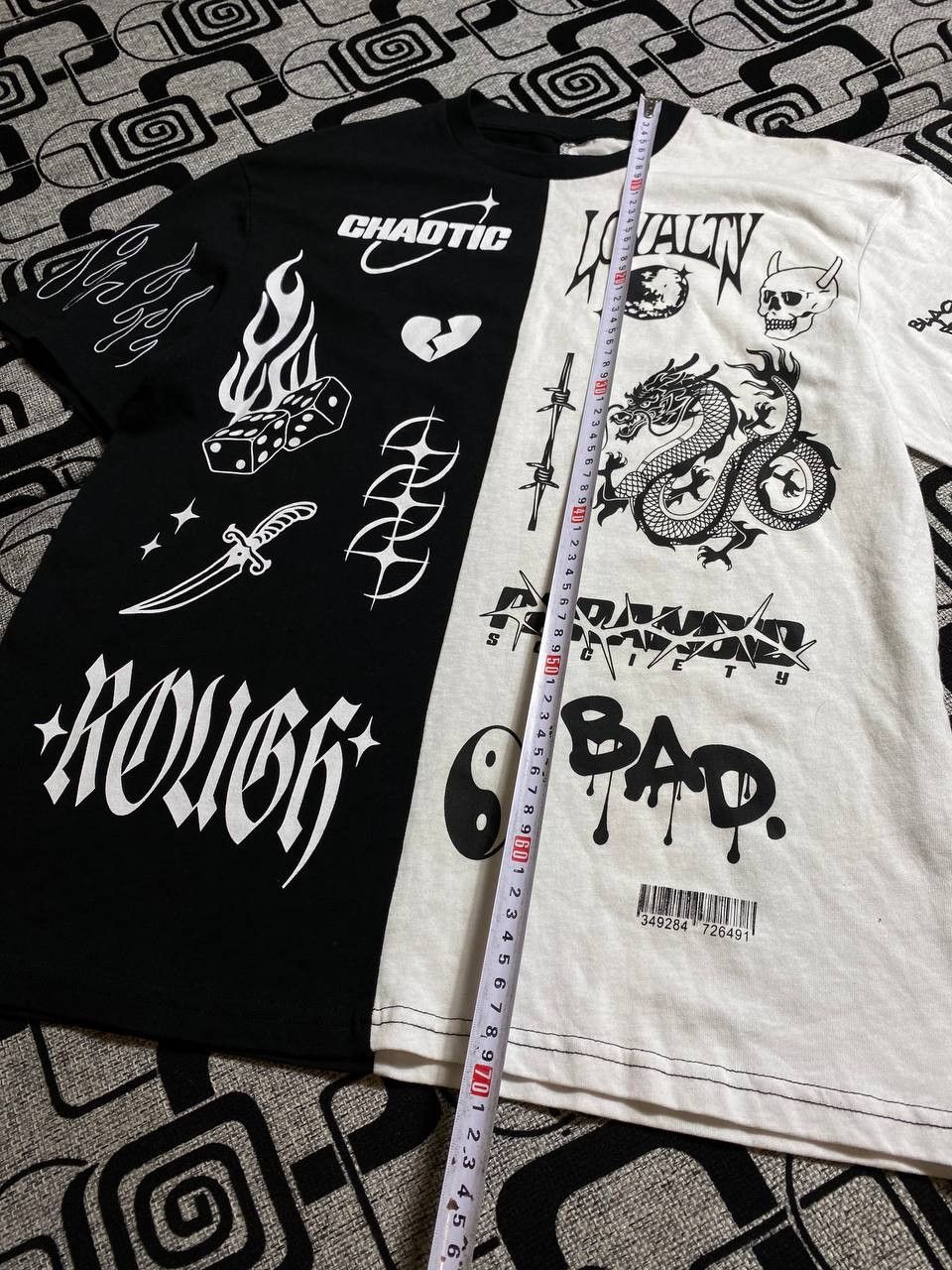 Affliction × Japanese Brand Y2K Affliction Style All Over Print T Shirt Tee Tapout Japan Size US M / EU 48-50 / 2 - 3 Thumbnail