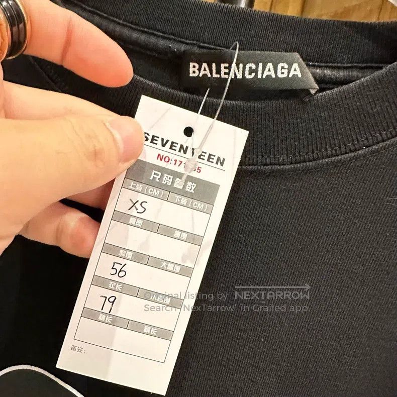 Balenciaga Balenciaga Mastercard Logo Black Short Sleeve T-Shirt Size US XS / EU 42 / 0 - 4 Thumbnail