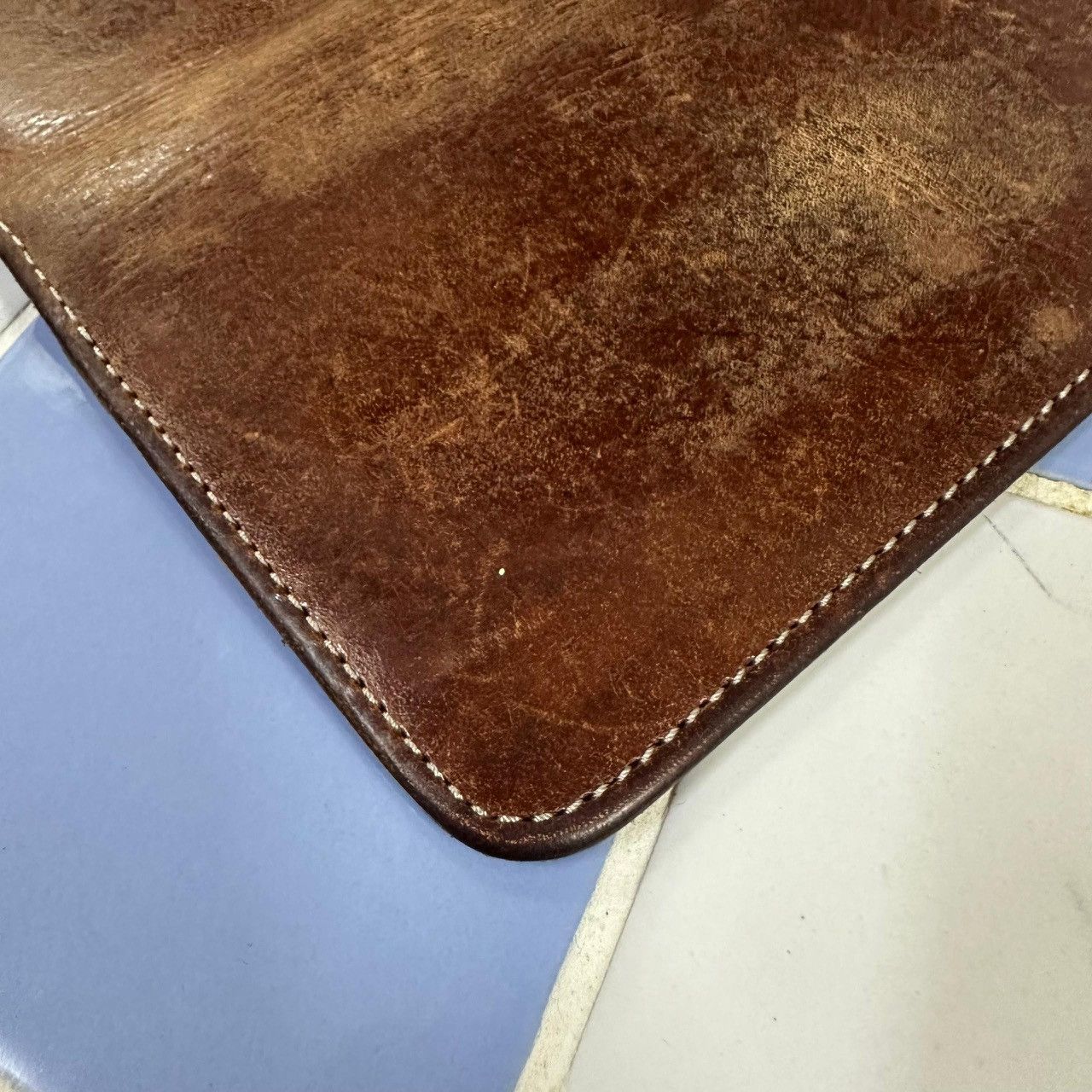 Porter Porter Yoshida Hoff Vintage Leather Long Wallet Japan Size ONE SIZE - 6 Thumbnail