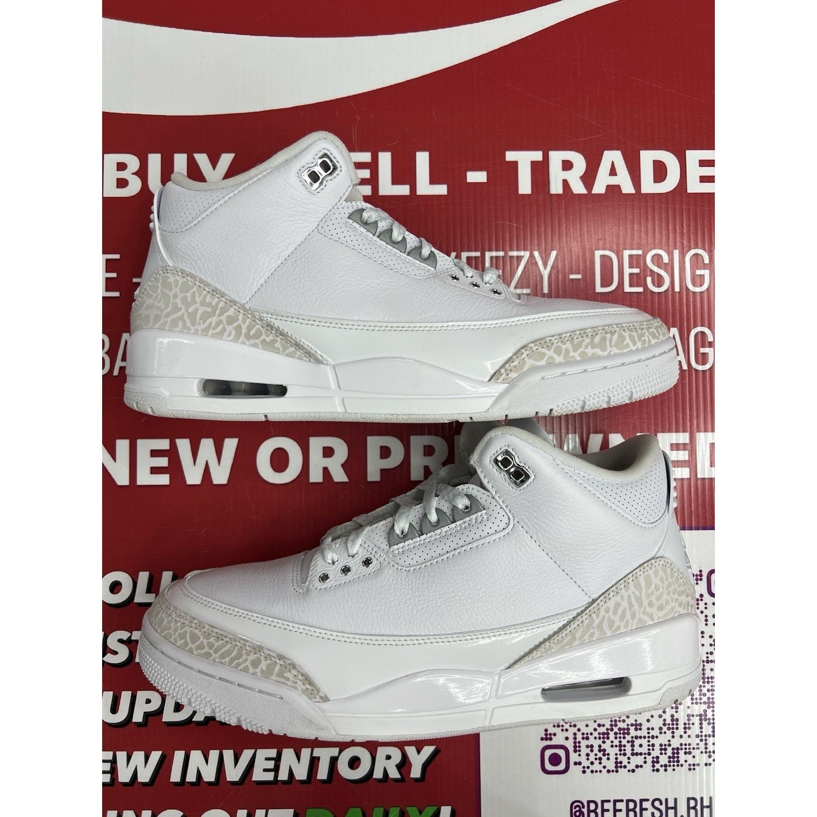 Jordan Brand Air Jordan 3 'Pure Money' Size 10.5, CT8532-111 Size US 10.5 / EU 43-44 - 5 Thumbnail