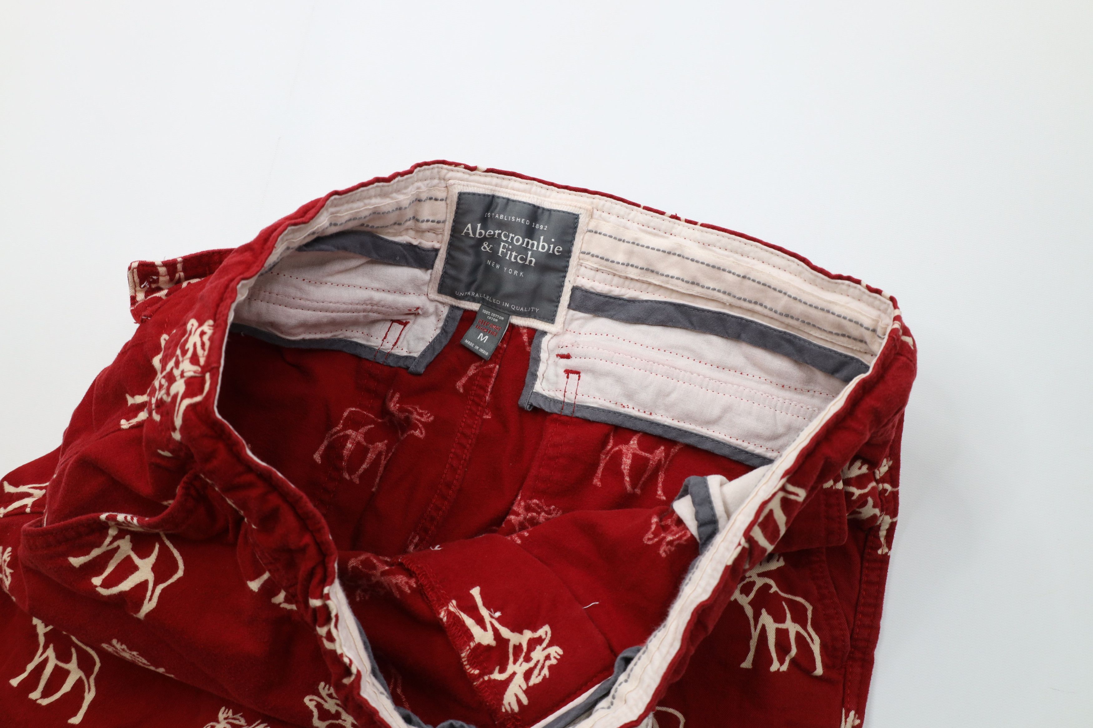 Abercrombie & Fitch Vintage Y2K Abercrombie & Fitch Moose Flannel Wide Leg Pants Size US 34 / EU 50 - 9 Thumbnail
