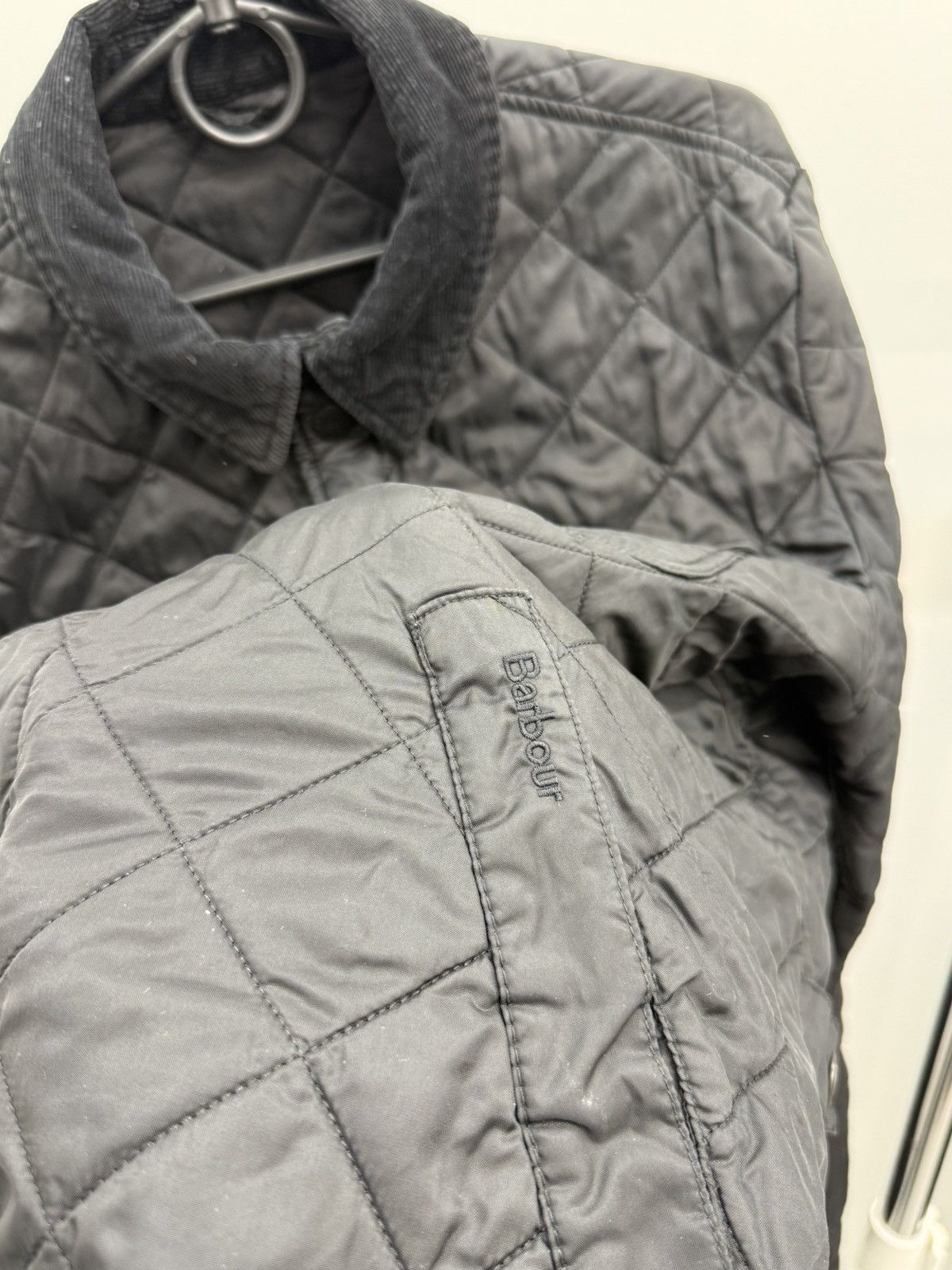 Barbour Barbour Tinford Corduroy Collar Quilted Jacket Size US M / EU 48-50 / 2 - 4 Thumbnail