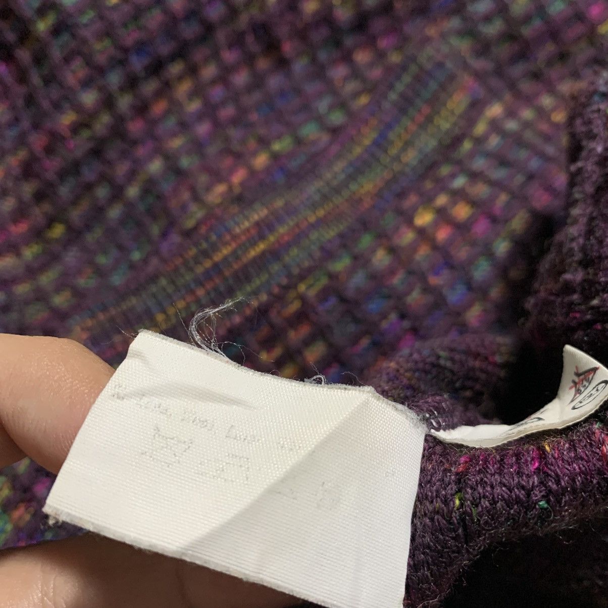 Missoni Vtg 90s Missoni Example 3D Multicolored Knit Cardigan Size US L / EU 52-54 / 3 - 9 Thumbnail