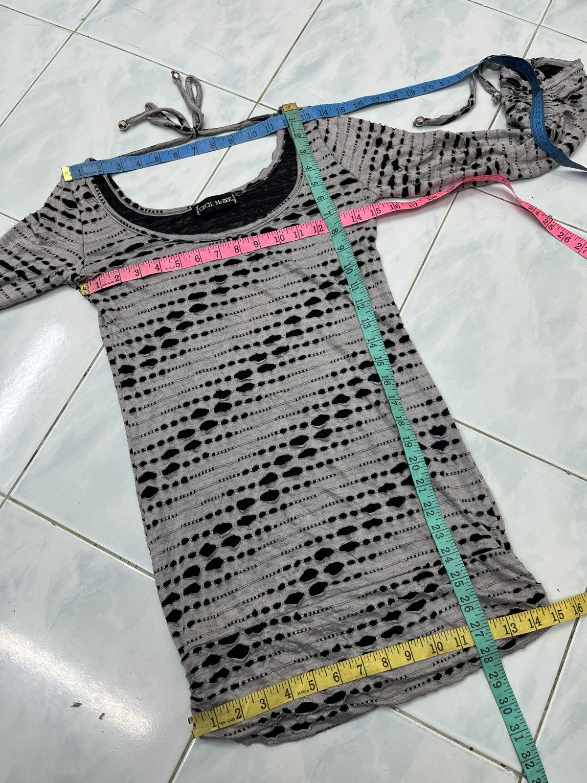 Japanese Brand 🔥🔥🔥ARCHIVE CECIL MCBEE LONGSLEEVE TOP Size M / US 6-8 / IT 42-44 - 11 Thumbnail