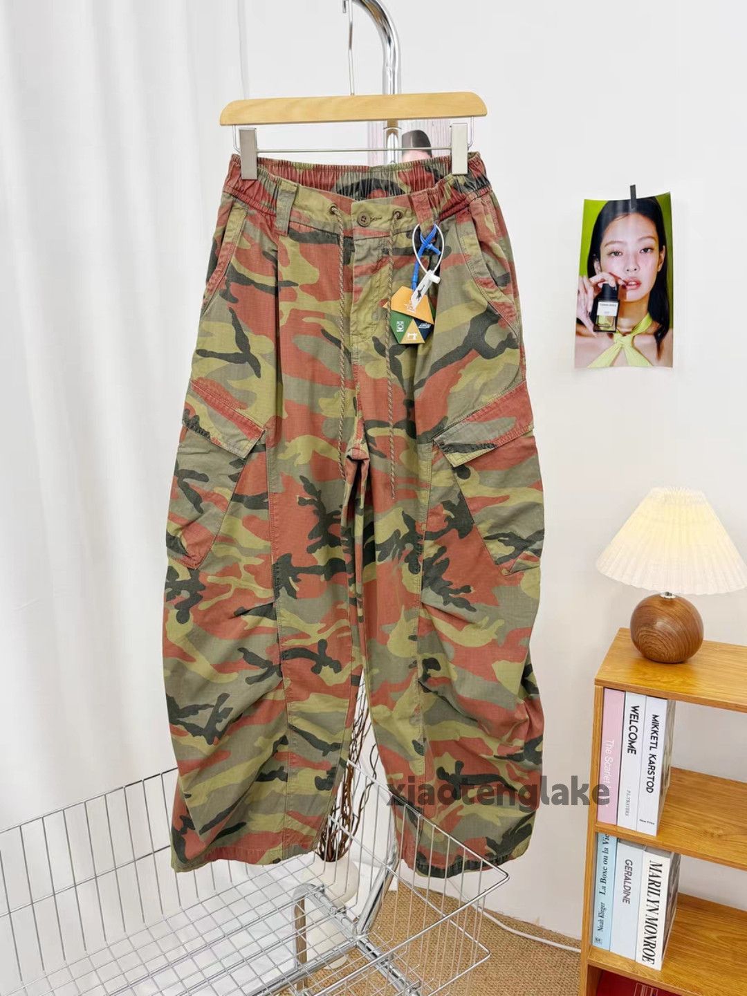 Vintage Utility outdoor pleated loose baggy military cargo pants Size US 28 / EU 44 - 6 Thumbnail