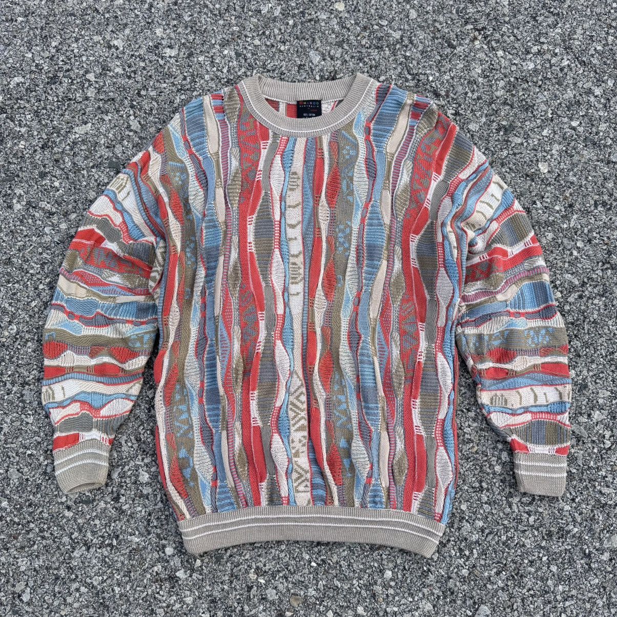 Coogi Vintage Emaroo Australia 3D Knit Sweater. Size US XS / EU 42 / 0 - 1 Thumbnail