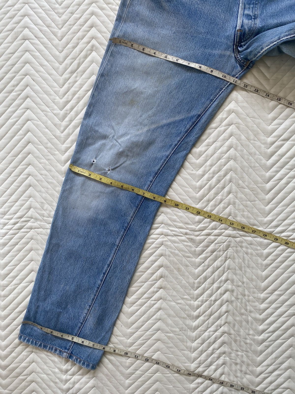 Levi's True Vintage 70s Levis 501 Small E Selvedge Size US 30 / EU 46 - 5 Thumbnail