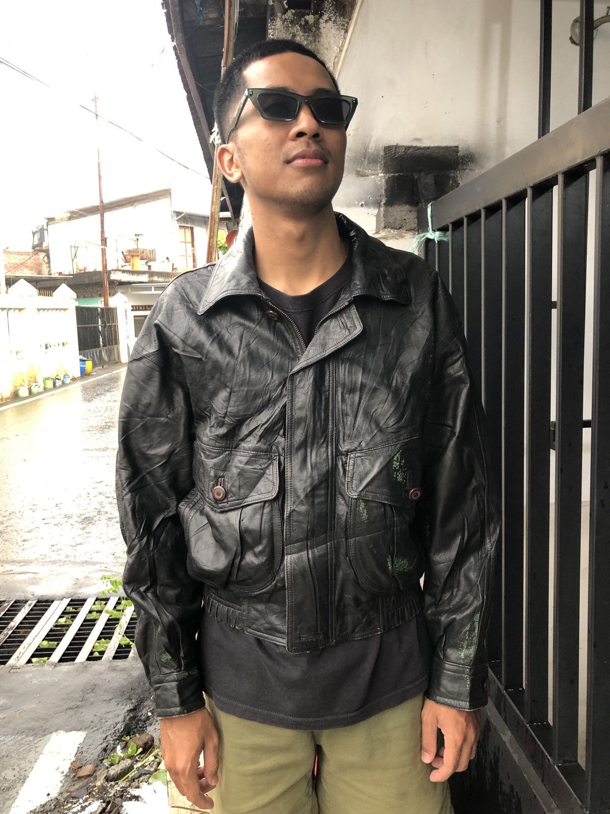 Other Perl stein flight bomber leather jacket Size US M / EU 48-50 / 2 - 2 Thumbnail