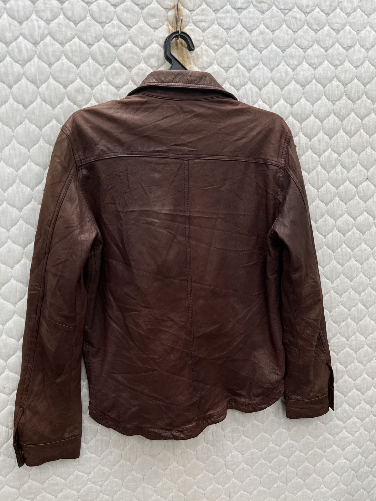 Genuine Leather 🔥🔥🔥ARCHIVE BLUE WORK LAMB SKIN LEATHER JACKET Size US S / EU 44-46 / 1 - 5 Thumbnail