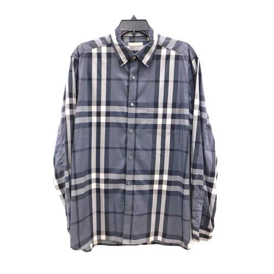 image of Burberry O1Srvl11E0524 Long Sleeve Check Cotton Shirt In Multicolor, Men's (Size XL)