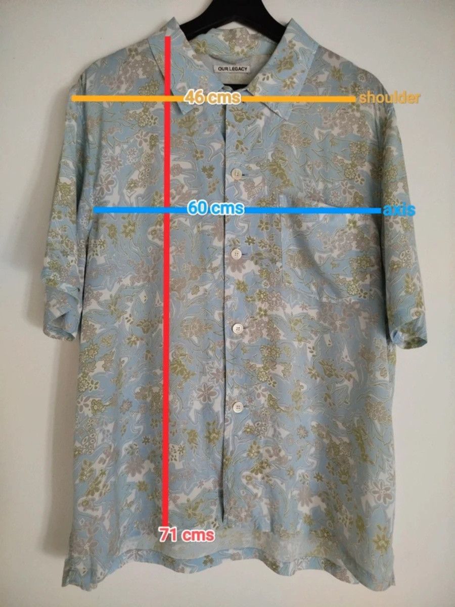 Our Legacy Our Legacy light plants print boxy shirt / Size 52 Size US L / EU 52-54 / 3 - 8 Thumbnail