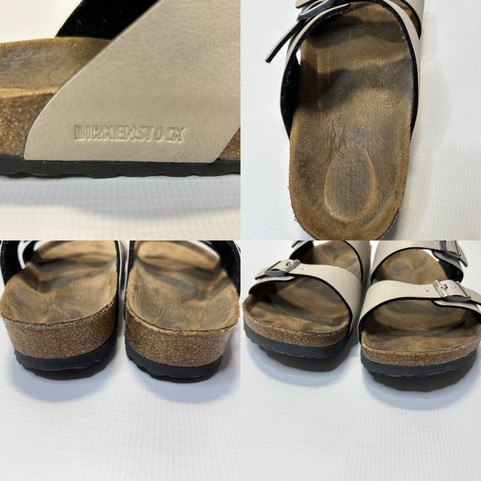 Birkenstock Birkenstock Sydney Sandals Women's Beige Tan Slip-On 7 38 Logo Arch Support Flat Heel Bohemian Retro Nature Outdoor Adjustable Straps Sandal Size US 7 / IT 37 - 8 Thumbnail