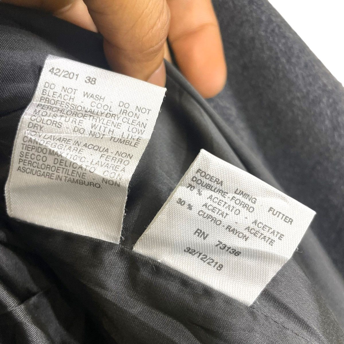 Max Mara Vintage Max Mara Italy Trench Coat Grey Designer Max Co Size M / US 6-8 / IT 42-44 - 16 Thumbnail
