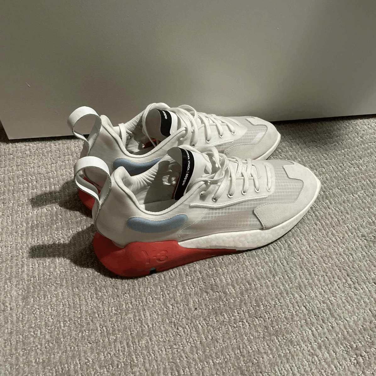 Y-3 Y-3 Orisan 'White Red Cyan' Size US 9 / EU 42 - 1 Thumbnail