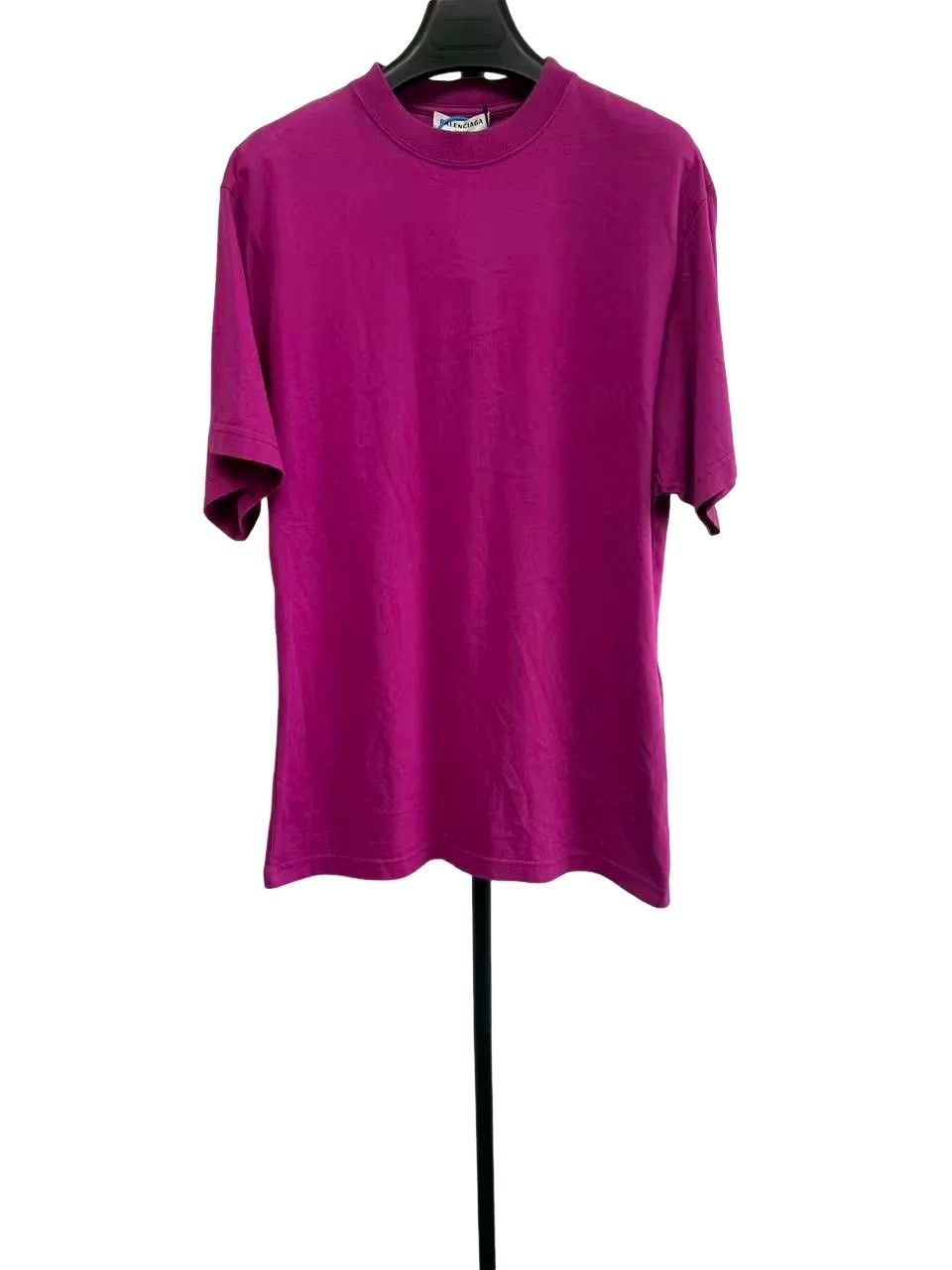 Balenciaga Balenciaga Magenta Unifit Logo T-Shirt 1 Size US S / EU 44-46 / 1 - 1 Thumbnail