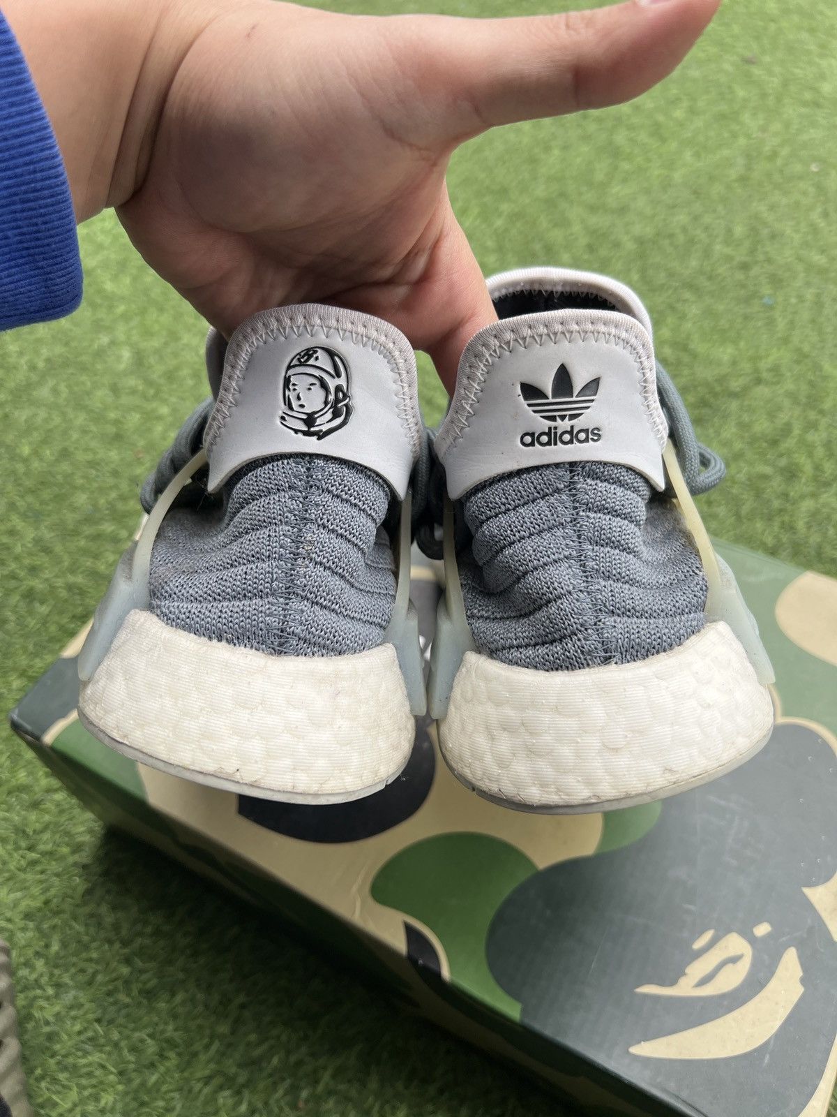 Adidas Adidas x NMD Hu Pharrell x BBC Pilot Astronaut Blue - GW3955 Size US 7 / EU 40 - 5 Thumbnail